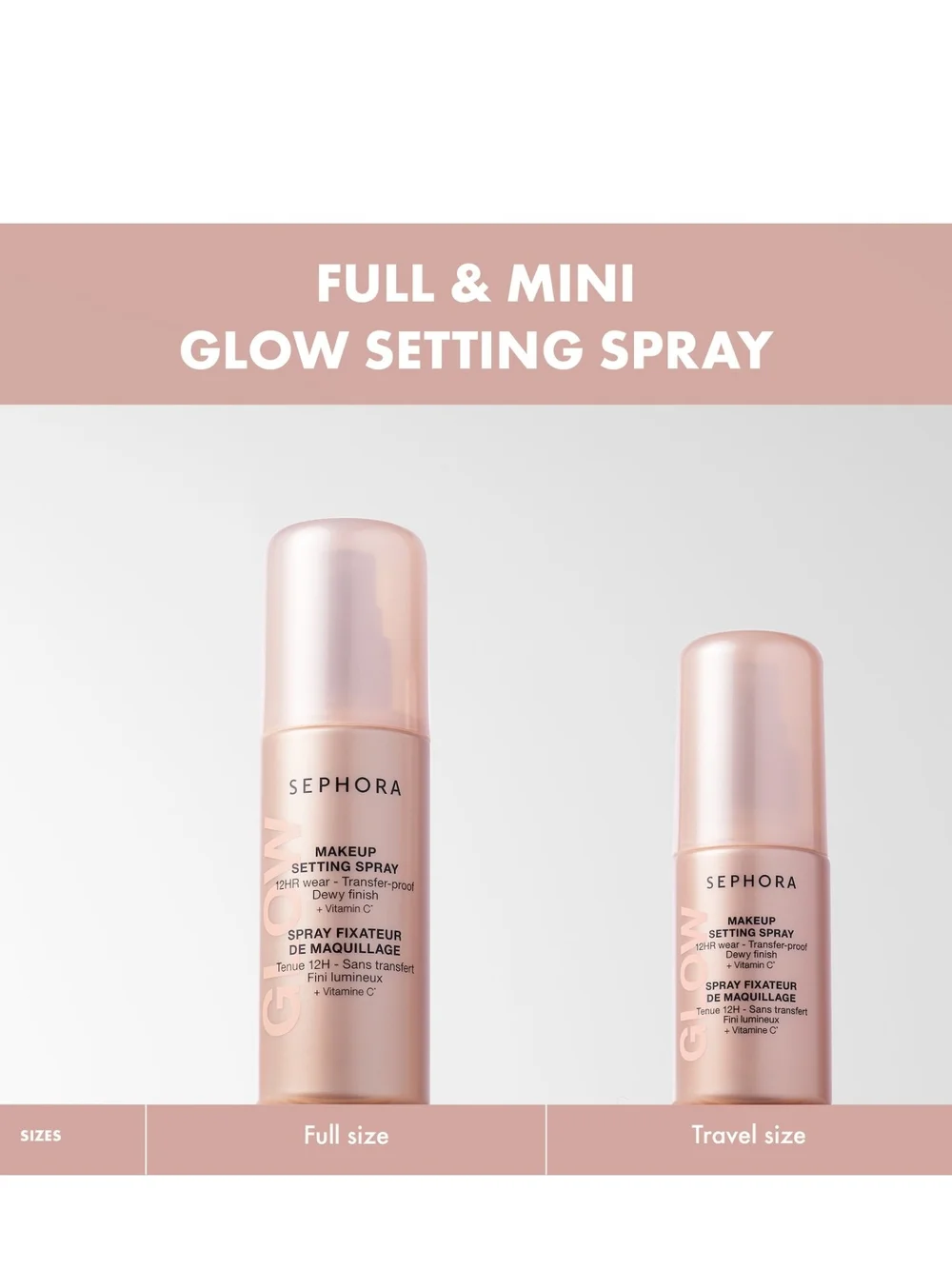Sephora Glow Makeup Setting Spray Travel Size NEW✨ FREE GIFT WITH ANY ORDER ✨